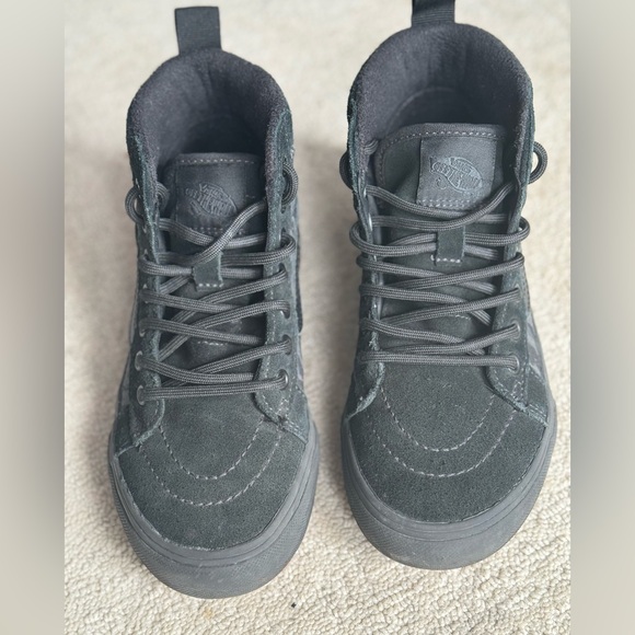 COPY - Kids 1.5 Vans Off The Wall Sk8-Hi MTE Black Grey Camo shoes - Picture 3 of 7